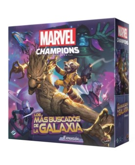 Juego de mesa marvel champions: los mas buscados de la galaxia pegi 14