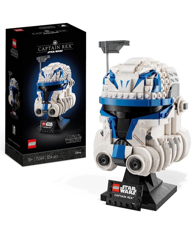 Lego star wars casco del capitán rex