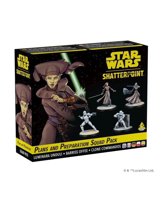 Juego de mesa star wars shatterpoint plans and preparation squad pack