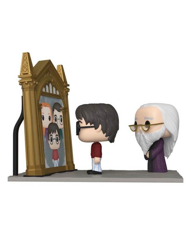 Funko pop moment harry potter espeo de oesed harry & dumbledore 63144