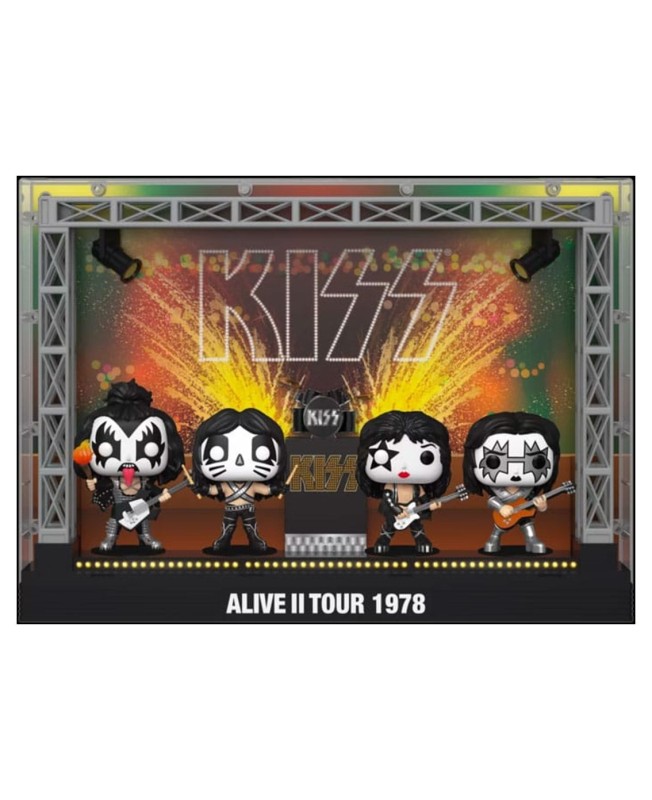 Funko pop pack 4 pops moments dlx the kiss alive ii 1978 tour 67771