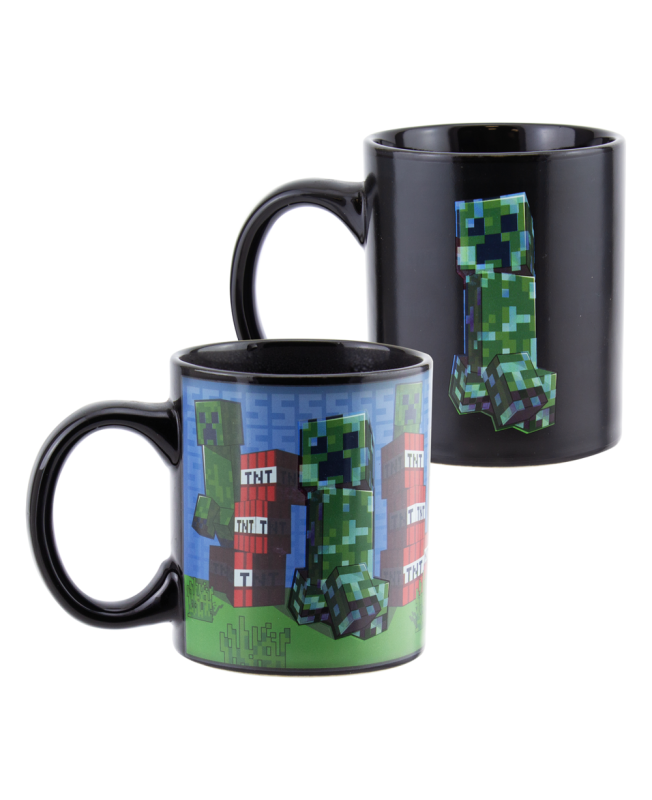 Taza termica paladone minecraft creeper