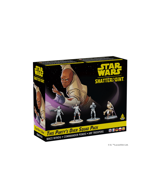 Juego de mesa star wars shatter point his partys over squad pack