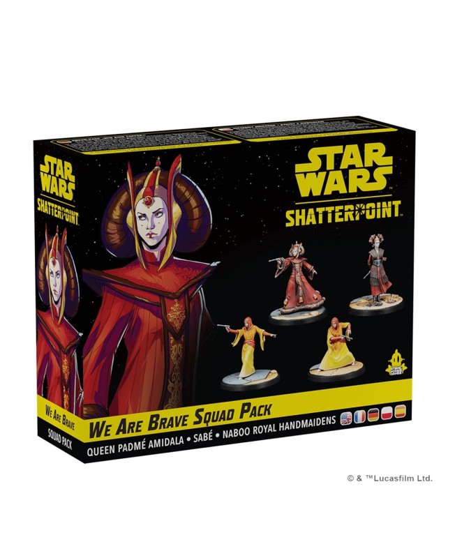 Juego de mesa star wars shatterpoint we are brave squad pack edad recomendada 14 años