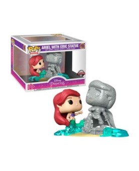 Funko pop moment disney la sirenita princesa ariel con estatua de eric 58795