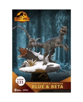 Figura beast kingdom dstage jurassic world dominion blue sea