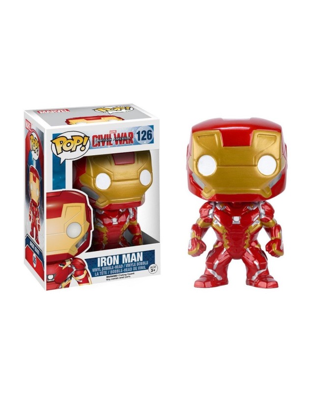 Funko pop marvel capitan america civil war iron man 7224