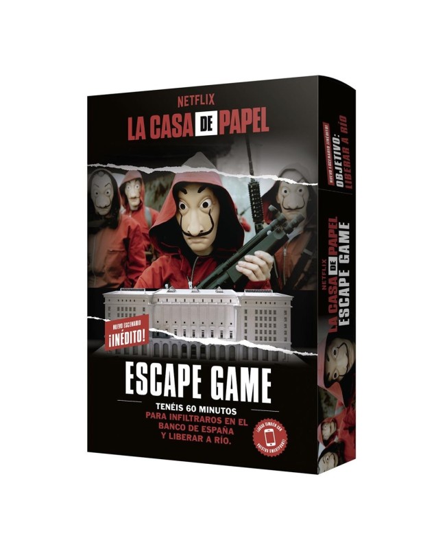 Juego de mesa la casa de papel: escape game 2 edad recomendada 14 años