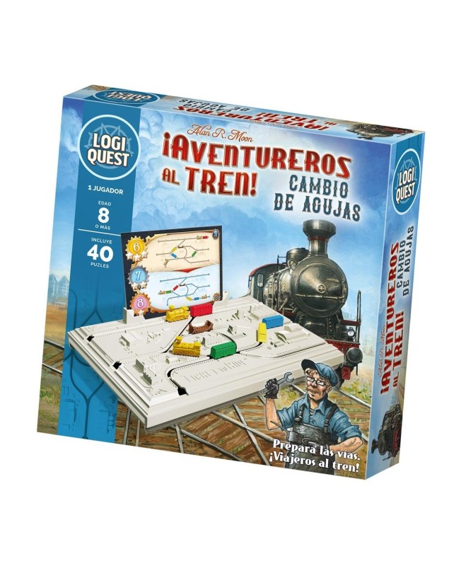 Juego de mesa logiquest ¡aventureros al tren! edad recomendada 8 años