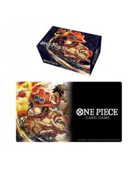 Tapete y caja de almacenamiento one piece portgas d ace