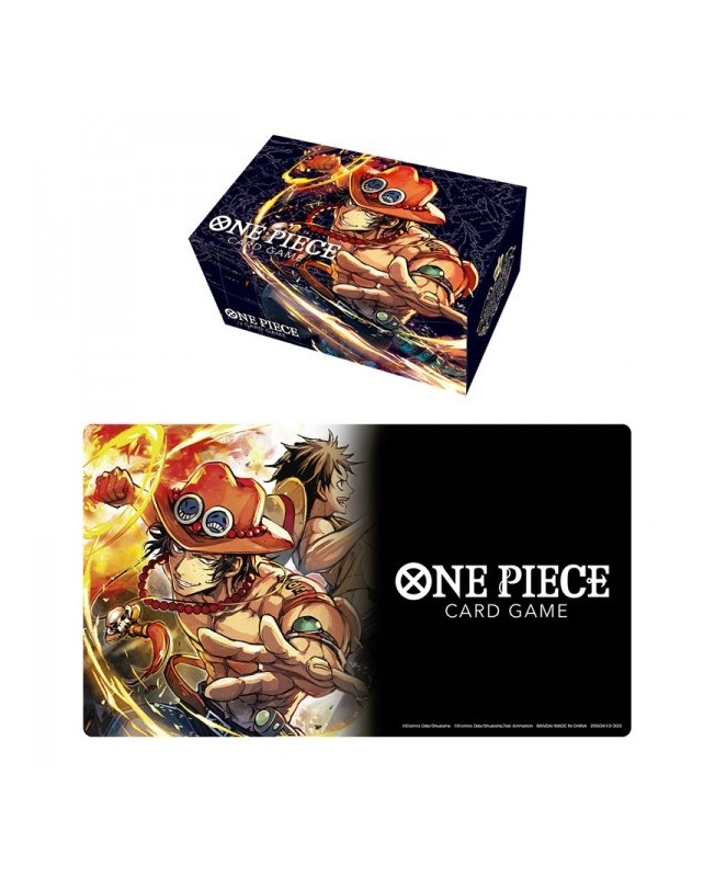 Tapete y caja de almacenamiento one piece portgas d ace