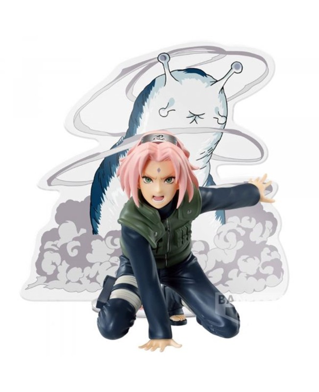 Figura banpresto naruto shippuden panel spectacle haruno sakura 9cm