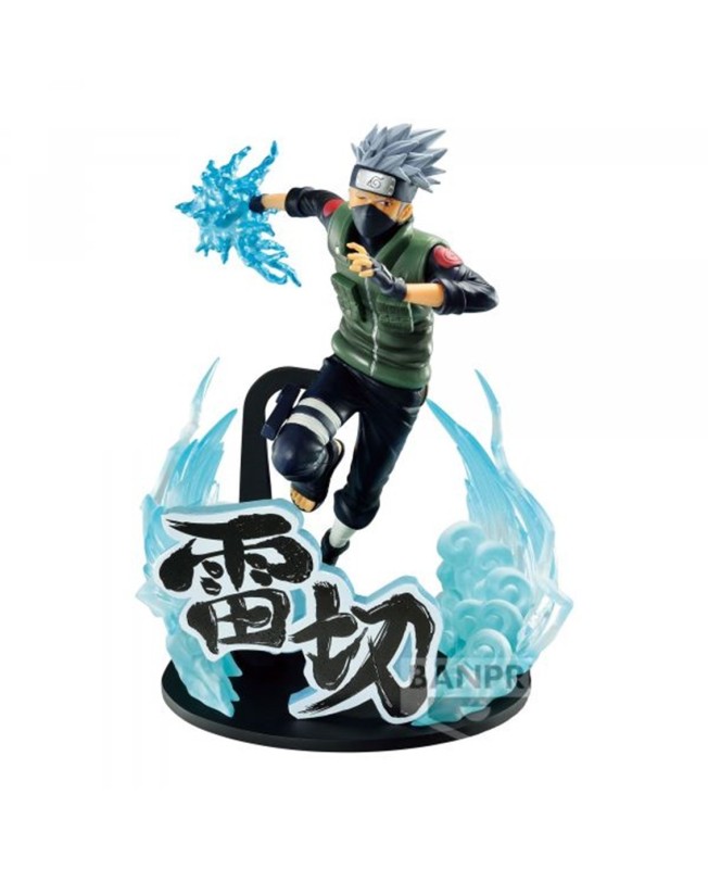 Figura banpresto naruto shippuden vibration stars kakashi hatake special version 21cm