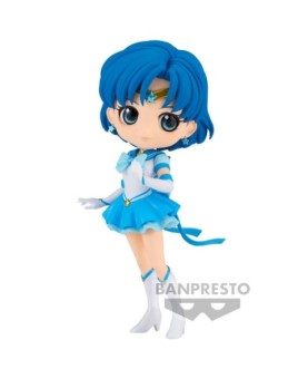 Figura banpresto q posket sailor moon cosmos sailor mercury ami mizuno ver.b 14cm