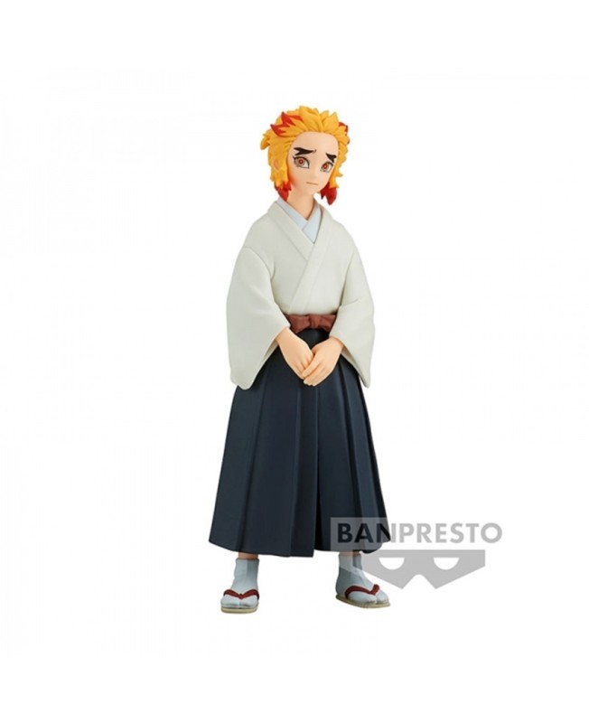 Figura banpresto demon slayer kimetsu no yaiba senjuro rengoku vol.43 15cm