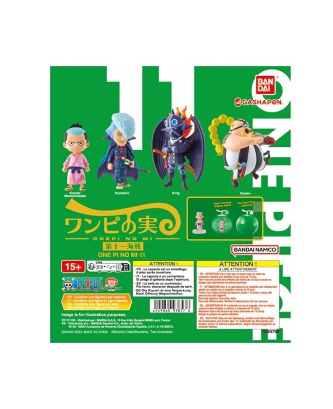 Set gashapon figuras bandai lote 20 articulos one piece no mi 11