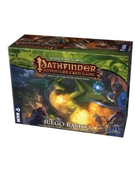 Jueo de cartas devir aventuras de panthfinder juego básico