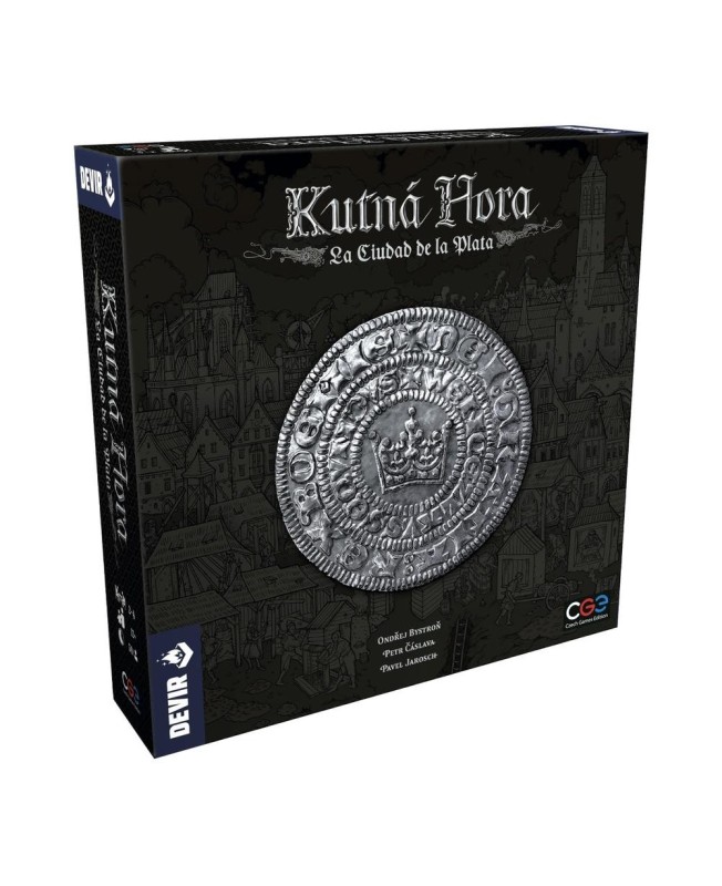 Juego de mesa devir kutná hora: la ciudad de plata + carta promocional