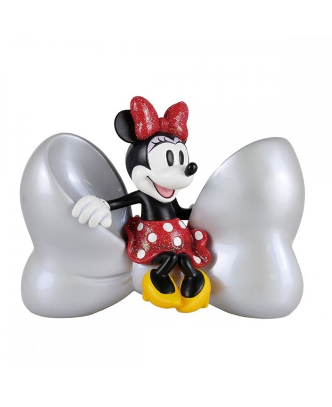 Figura enesco disney 100 aniversario minnie con lazo