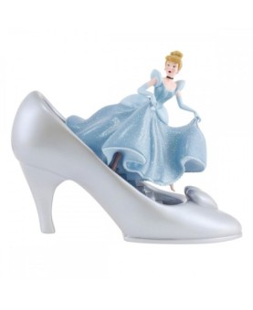 Figura decorativa enesco disney 100 cenicienta con zapato