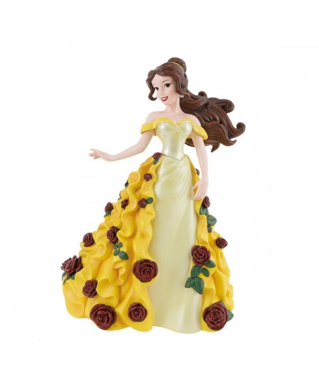 Figura decorativa enesco disney bella floreada