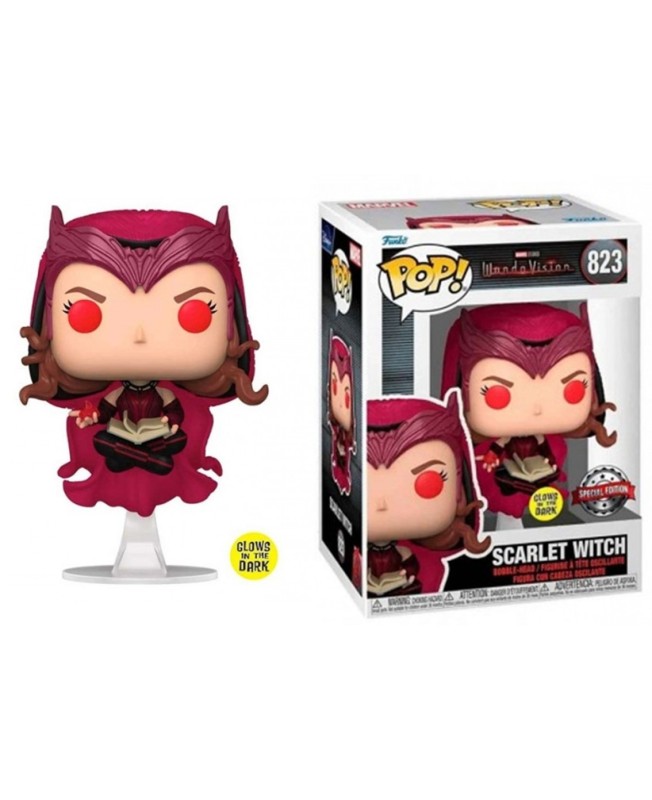 Funko pop marvel wandavision glows scarlet witch 62345