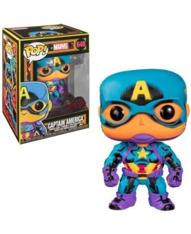 Funko pop marvel black light capitan america multicolor 48845