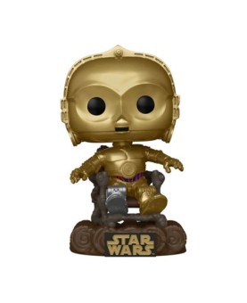 Funko pop star wars retorno del jedi 40 aniversario c - 3po en silla 70744