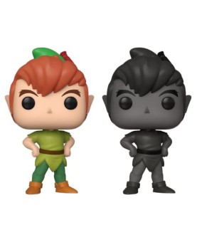 Pack de 2 funko pops disney peter pan con sombra