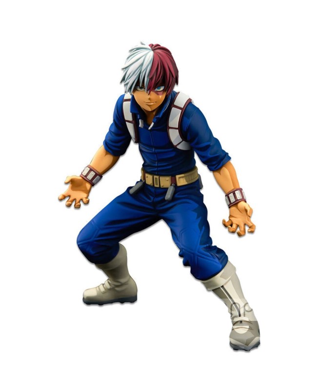 Figura banpresto my hero academia shoto todoroki wfc super master stars piece two dimensions