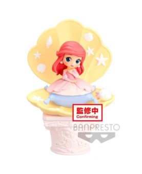 Figura banpresto q posket disney la sirenita ariel vestido rosa ver. b