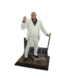 Figura diamond collection gallery marvel hawkeye kingpin diorama