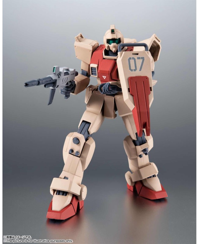 Figura tamashii nations mobile suit gundam robot spirits rgm - 79 gundam ground type