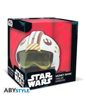 Figura hucha abystyle star wars casco piloto x - wing