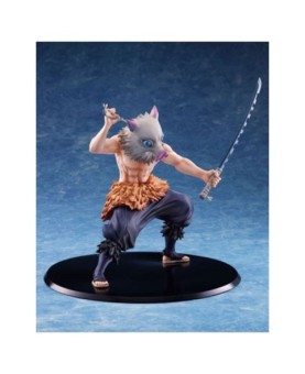 Figura aniplex demon slayer kimetsu no yaiba inosuke hashibira con & sin mascara de jabali