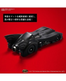 Figura replica bandai hobby dc comics batman batmobile original 1 - 35 escala model kit