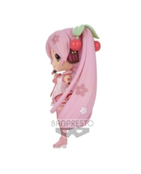 Figura banpresto q posket hatsune miku sakura miku ver. b