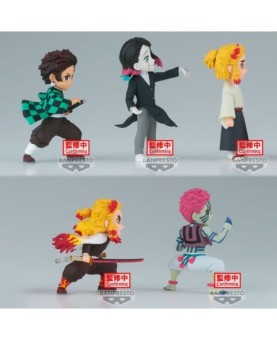 Figura banpresto kimetsu no yaiba world collectable 1 unidad aleatoria vol 8