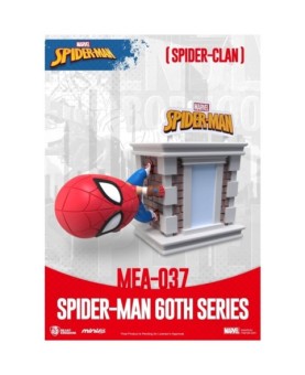 Figura beast kingdom mini egg attack marvel spider - man spider - clan serie 60 aniversario