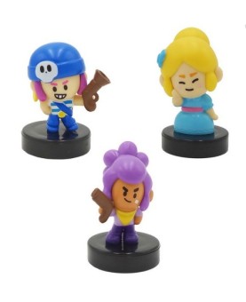 Figuras brawl stars caja  pack 3 aleatorio