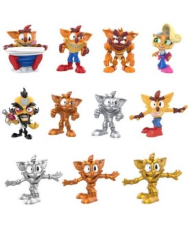 Figuras bizak crash bandicoot caja sorpresa