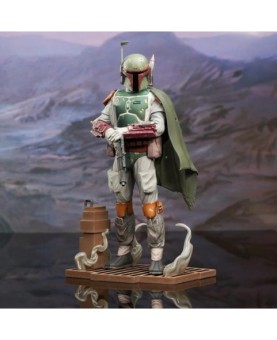 Figura diamond select toys star wars milestones return of the jedi boba fett escala 1 - 6 edicion limitada