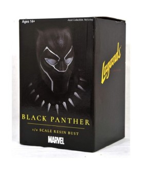 Figura diamond collection marvel comics busto black panther 1 - 2 escala