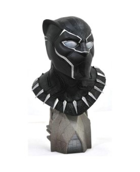 Figura diamond collection marvel comics busto black panther 1 - 2 escala