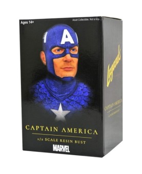 Figura diamond collection marvel comics capitan america legends collection 1 - 2 escala