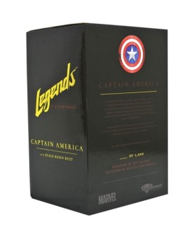 Figura diamond collection marvel comics capitan america legends collection 1 - 2 escala