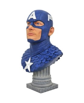 Figura diamond collection marvel comics capitan america legends collection 1 - 2 escala