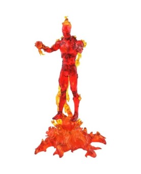 Figura diamond select toys marvel los 4 fantasticos antorcha humana