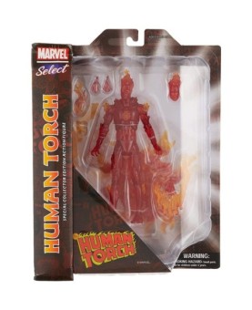 Figura diamond select toys marvel los 4 fantasticos antorcha humana