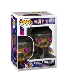 Funko pop marvel what if tchalla star lord 55812